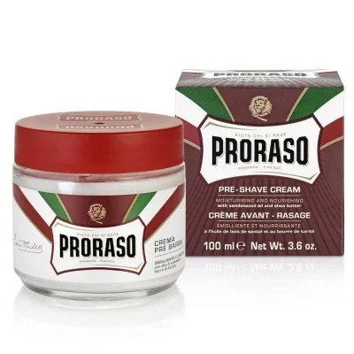 Proraso Crème de Rasage Pré Rasage Nourrissante Bois de Santal 100Ml