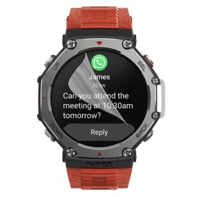 Protection écran pour Amazfit T-Rex 3 [Pack 6] Film Plastique Protecteur Résistant Ultra Mince