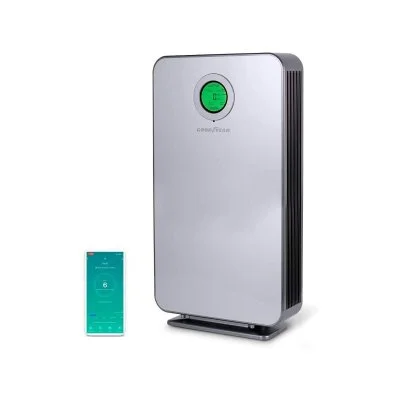 Purificateur d'air goodyear 40w filtre hepa elimine 99.9% des bactéries jusqu'à 152 m²