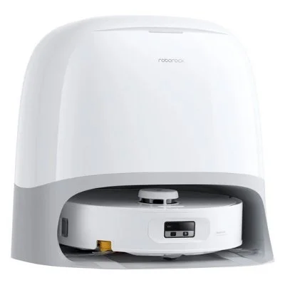 Qrevo Curv 2 FlowX - Robot Aspirateur Laveur ROBOROCK, Blanc - Neuf