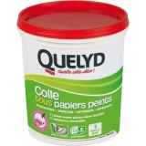 QUELYD Colle tous Papiers Peints en pâte avec Indicateur coloré 1 kg