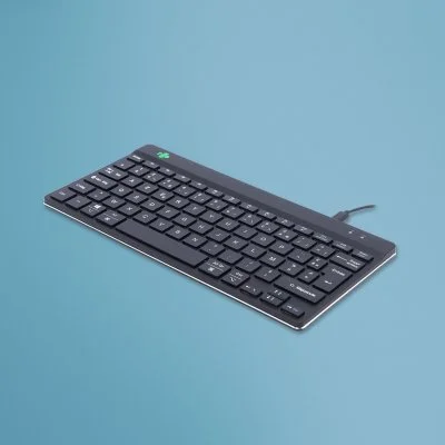R-Go Compact Break - Clavier - USB, USB-C - AZERTY - Français - noir