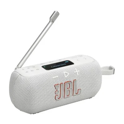 Radio portable Bluetooth DAB DAB+ FM JBL Tuner 3 Blanc