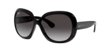 RAY BAN Ray-ban jackie ohh ii noir brillant gris dégradé - large-extra large