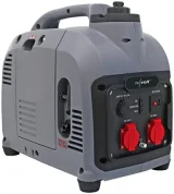 REVOLT Groupe électrogène mobile à essence 2000 W avec 2 prises 230 V