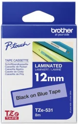 BROTHER Ribbon 12mm/8M blk/blue std
