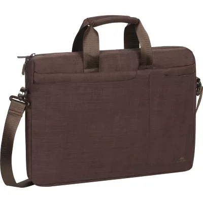 RIVACASE 8335 Sacoche Brune pour Ordinateurs Portables 15,6