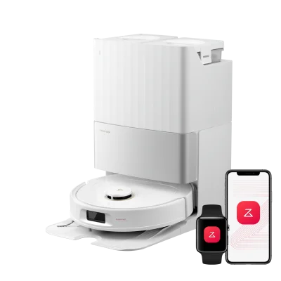 Roborock - Qrevo S5V robot Aspirateur avec serpillière et balai relevable, sans nœuds