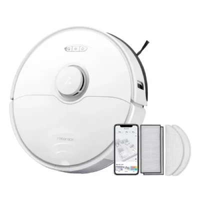 Roborock S8 robot aspirateur 0,4 L Sans sac Blanc