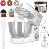 ADLER Robot patissier de 4l 1000w gris blanc