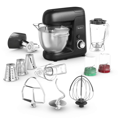 Robot pâtissier MOULINEX Bake Partner noir QA525810