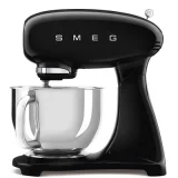 SMEG Robot pâtissier multifonctions 4.8l 1000w noir - SMF05BLEU -