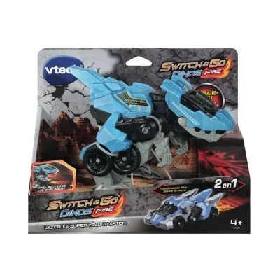 Robot Vtech Switch and Go Dinos Fire Lazor Le Super Vélociraptor