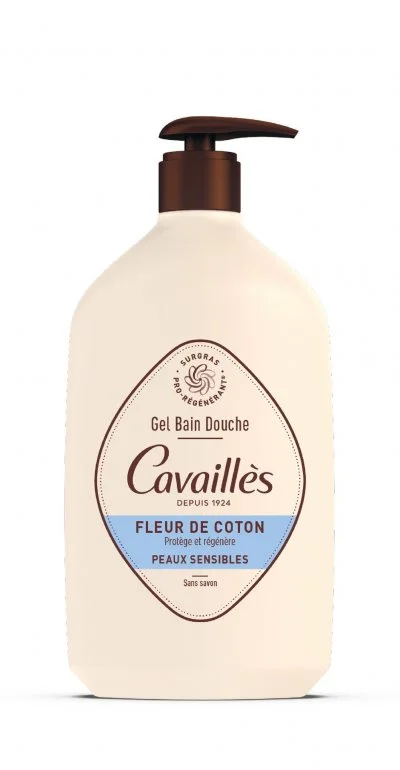 Rogé Cavaillès Gel Bain Douche Fleur de Coton 1L