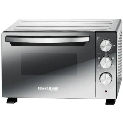 Rommelsbacher BGS 1400 four Four électrique 22 L 1380 W Noir, Argent, Mini four