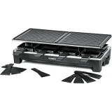 ROMMELSBACHER rcs 1350 raclette grill en acier inoxydable noir