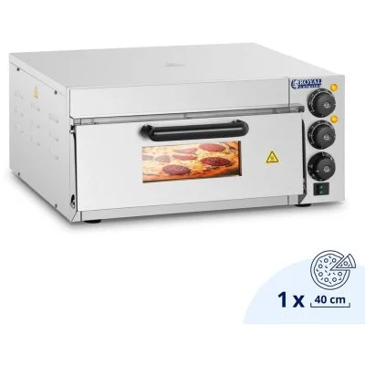 Royal Catering Four à pizza - 1 chambre de cuisson - 2000 W RCPO-2000-1PE