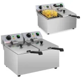 ROYAL CATERING Friteuse électrique - 2 x 8 litres - 230 volts RCEF 08DB