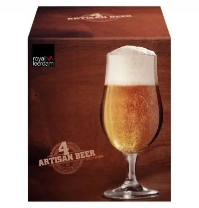 Royal Leerdam 4 Verre A Biere Verre A Pied 37 CL Deco Vaisselle