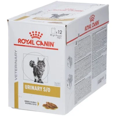 Royal Vet Feline Urinary S/o Box 12x85g Wet Cat Food Clair 12x85g