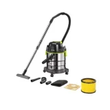 RYOBI Aspirateur eau et poussières R18WDV-0 - 18V - 4Ah - bidon 18 lt