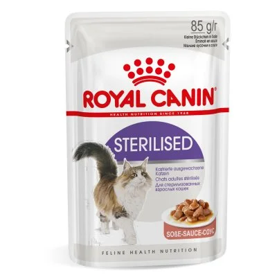 Sachet de Sauce pour Chat Sterilised ROYAL CANIN 12 x 85g