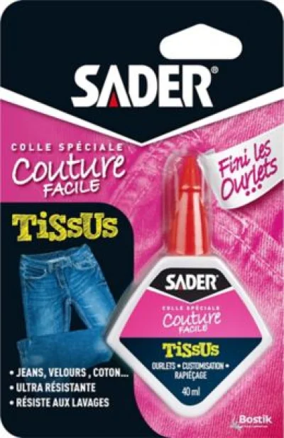 Sader - Colle spéciale couture facile 40 ml