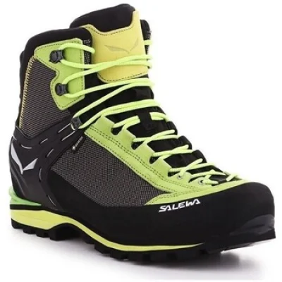 Salewa - Crow GTX - Chaussures de montagne taille 7,5, noir/vert