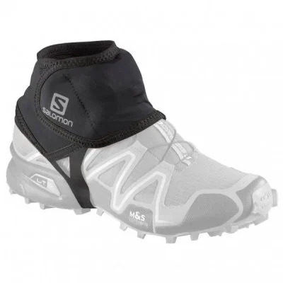 SALOMON Guêtre randonnée Trail Gaiters Low Black Homme Noir taille S