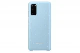 SAMSUNG Cache LED (EF-KG980) pour Galaxy S20 5G, Bleu (Sky Blue)