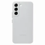 SAMSUNG Coque en cuir Galaxy S22 - Gris clair