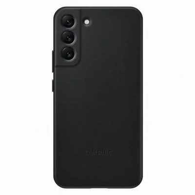 Samsung Coque en cuir Galaxy S22 Plus - Noir