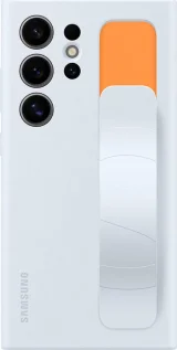 SAMSUNG Coque silicone avec Lanière (Bleu) - Galaxy S24 Ultra