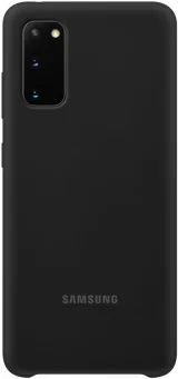SAMSUNG coque silicone Galaxy S20 - Noir - 6.2 pouces