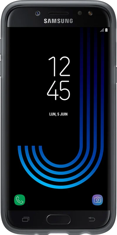 Samsung EF-AJ730TB Coque semi-rigide pour Samsung Galaxy J7 2017 Noir