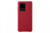 SAMSUNG ef-vg988lr - coque en cuir galaxy s20 ultra rouge bordeaux