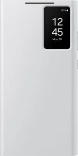 SAMSUNG Étui Smart View Blanc avec porte-carte - Galaxy S24 Ultra