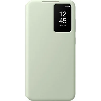Samsung Étui Smart View Vert avec porte-carte - Galaxy S24+