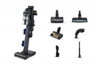 Samsung Jet 95 Complete Extra VS20C9554TK/WA, Balai électrique, Argent