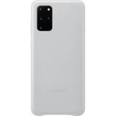 Samsung Leather Cover Galaxy S20+ - Cuir gris clair