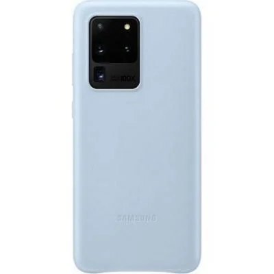 Samsung Leather Cover Galaxy S20 Ultra - Cuir bleu