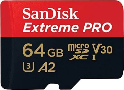 Sandisk ext pro microsdxc 64gb+sd 200mb/s SDSQXCU-064G-GN6MA