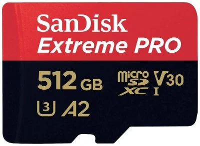 Sandisk Microsdxc Extreme Pro 512gb Memory Card Doré
