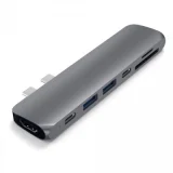 SATECHI Adaptateur USB-C vers 4K HDMI - Hub Pro Gris
