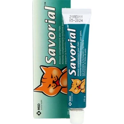 SAVORIAL Complément alimentaire anti boules de poils pour chat - 20 g