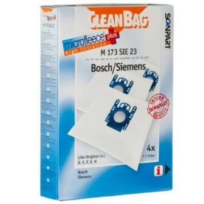 Scanpart cleanbag m 173 sie 23 lot de 4 sacs pour aspirateur