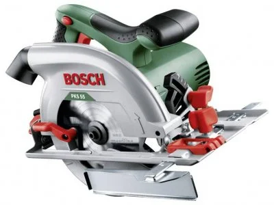 Scie circulaire filaire 1200 w ø 160 x 20 mm avec butée parallèle - pks 55 - Bosch