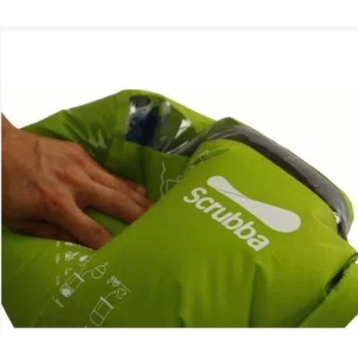 Scrubba - Wash Bag taille Standard - 13,5 l, vert/bleu