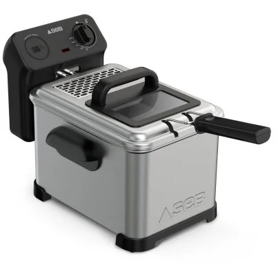 Seb Friteuse 4l 2400w inox/noir - fr506d00 - SEB