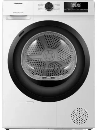 Sèche linge ouverture hublot HISENSE DHQE802U